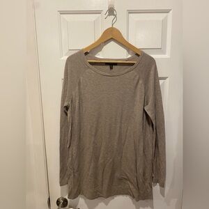 Classic Taupe Crew Neck Sweater